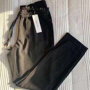NWT Black Calvin Klein Soft Work Pants
